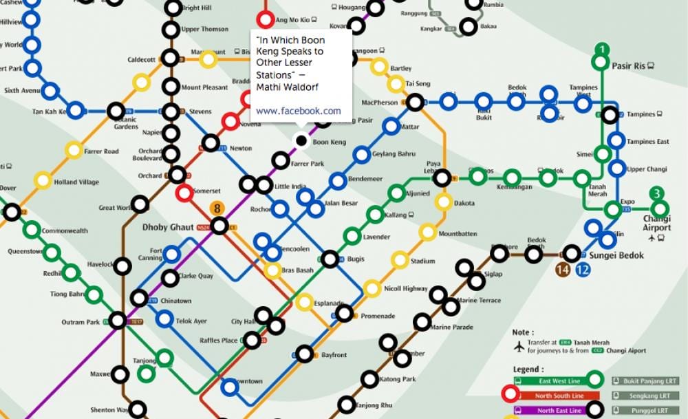 mrt toget kort Singapore